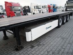 KRONE NACZEPA  PLATFORMA / O? PODNOSZONA / KOSZ NA PAL