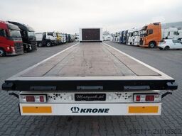 KRONE NACZEPA  PLATFORMA / O? PODNOSZONA / KOSZ NA PAL