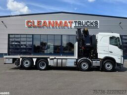 Volvo FH 500 Euro 6 8x2 HMF 95 Tonmeter laadkraan + F...