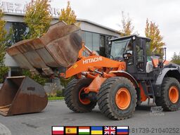 Hitachi ZW220 articulated loader / 2 buckets