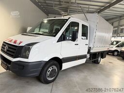 VOLKSWAGEN Crafter 50 *PRITSCHE&PLANE DOKA 6-SITZER*AHK*TÜV