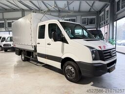 VOLKSWAGEN Crafter 50 *PRITSCHE&PLANE DOKA 6-SITZER*AHK*TÜV
