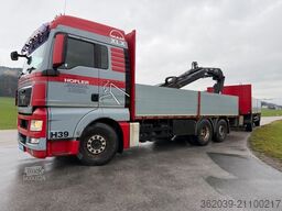 MAN 26.480 6X2 Baustoff Pritsche Hiab 166 Funk anhän