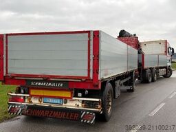 MAN 26.480 6X2 Baustoff Pritsche Hiab 166 Funk anhän