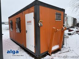  Abroll-Bürocontainer mit Eingangstür