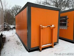  Abroll-Bürocontainer mit Eingangstür