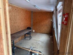  Abroll-Bürocontainer mit Eingangstür