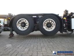 D-TEC 4-axle container combi trailer (2 + 2 axles)