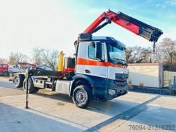 MERCEDES-BENZ Arocs 2848 6x4 Abrollkipper KRAN 16m lift/lenk
