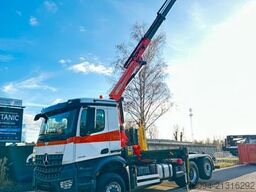 MERCEDES-BENZ Arocs 2848 6x4 Abrollkipper KRAN 16m lift/lenk