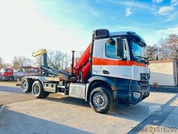 MERCEDES-BENZ Arocs 2848 6x4 Abrollkipper KRAN 16m lift/lenk