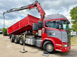 Scania G490 8x4 TRIDEM PRITSCHE + KRAN FASSI F275A.2.2...