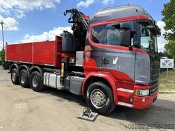Scania G490 8x4 TRIDEM PRITSCHE + KRAN FASSI F275A.2.2...