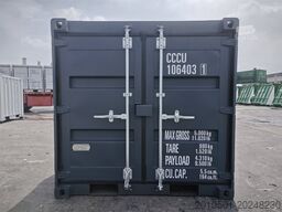 6 Fuß Seecontainer / Anthrazit / Lichtgrau / Minicontainer / Gartenhaus