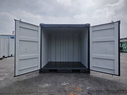 6 Fuß Seecontainer / Anthrazit / Lichtgrau / Minicontainer / Gartenhaus