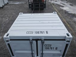 6 Fuß Seecontainer / Anthrazit / Lichtgrau / Minicontainer / Gartenhaus