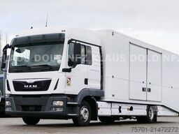 MAN TGL 8.250 geschloss. Autotransp. Moetefindt