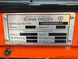 SCANIA G450 4x4 (cardan), Blatt/Luft, Retarder, Hydr