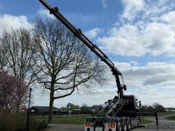 Scania R580 V8 8x4 !!TRIPLE HIAB 24 TM CRANE!!CONTAINE...