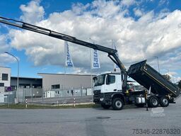 Γερανός τοποθετημένος σε φορτηγό MERCEDES-BENZ Arocs 2545 Kipper/Kran/6x4-4/Lenkachse/128 tkm