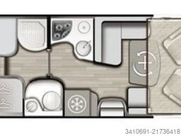 MOBILVETTA K-Yacht TKD 85 Radio RFK  Doppelboden Gasheizung