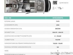 MOBILVETTA Kea I86 verfügbar ab 05.2026