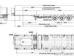 Faymonville MAX Trailer 3-Achs-Mega-Tele-Plateau-nachlaufgelenkt
