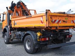 MERCEDES-BENZ Axor 1833 Dreiseitenkipper 4x4 Meiller Kran Atla