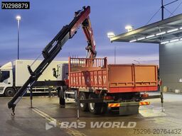 Scania P340 6X4 HMF 4220 K6 Crane Winch Tipper Full St...