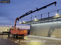 Scania P340 6X4 HMF 4220 K6 Crane Winch Tipper Full St...