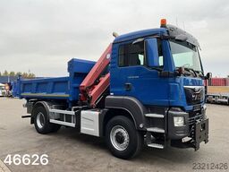 Man TGS 18.360 4x4 Euro 6 HMF 12 Tonmeter laadkraan