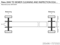 Reko 2000 TD SEWER CLEANING AND INSPECTION EQUIPMENT