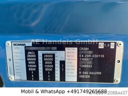 SCANIA R580 V8 HighLine 6x2*Retarder/Hydr/66To/Lift/ACC