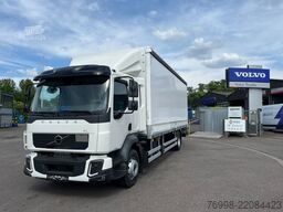 Autocarro con pianale e telone VOLVO FL16.280 Junge Schiebeplane