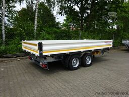 Möslein TTD 13 Weiß  13 t Tandem 3- Seitenkipper Tieflader-- Neufahrzeug --