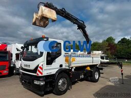 IVECO EuroCargo 180 E 28 KIPPER Kran HIAB 108ES-3*FUNK