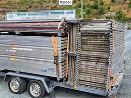 Temared scaffolding trailer 3.5 t w/ 364 m2 scaffo