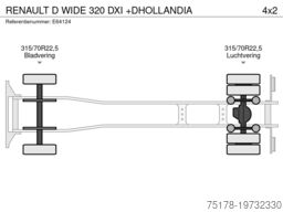 RENAULT D 19 WIDE 320 DXI +DHOLLANDIA 2t.