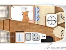 Hymer/Eriba Exsis-t 580 Pure Automatik  XXL Bett