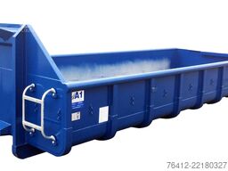 A1 Container Normbehälter 10 m³ Doppelflügeltür ? RAL 5010 Enzianblau ? Abrollcontainer