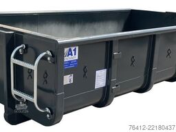 A1 Container CITY-Normbehälter 6 m³ ? Doppelflügeltür ? RAL 7016 Anthrazitgrau