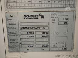 SCHMITZ CARGOBULL CH?ODNIA / THERMO KING SLX SPECTRUM / City line