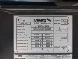 SCHMITZ CARGOBULL WYWROTKA 28 M3 / ALUMINIOWA / O? PODNOSZONA 