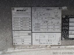 BENALU WYWROTKA / 23 m3 / ALUMINIOWA / O? PODNOSZONA /