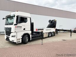 MAN TGX 26.510 6x2-4 LL CH TGX 26.510 6x2-4 LL, Kran Hiab X-HiPro 548 E-8, Lenk-/Liftachse, TwistLock 20Fuß, Funk, Retarder