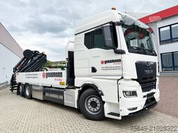 MAN TGX 26.510 6x2-4 LL CH TGX 26.510 6x2-4 LL, Kran Hiab X-HiPro 548 E-8, Lenk-/Liftachse, TwistLock 20Fuß, Funk, Retarder