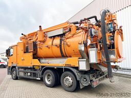 Mercedes-Benz Actros 2544 L 6x2 Actros 2544 L 6x2, Lenkachse, Kroll Saug-/Spülwagen ca. 12m³, Funk
