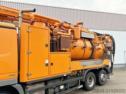 Mercedes-Benz Actros 2544 L 6x2 Actros 2544 L 6x2, Lenkachse, Kroll Saug-/Spülwagen ca. 12m³, Funk