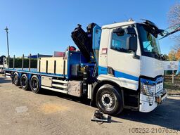 Renault C480 8x4 Pritsche + Kran (20m!) PALFINGER PK330...