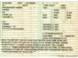 KRONE SD / Liftachse | Teleskop | 11.908mm-13.403mm